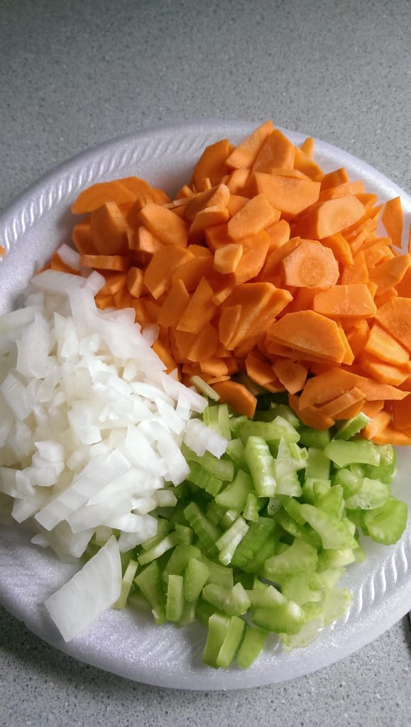 Celery Carrots Onions