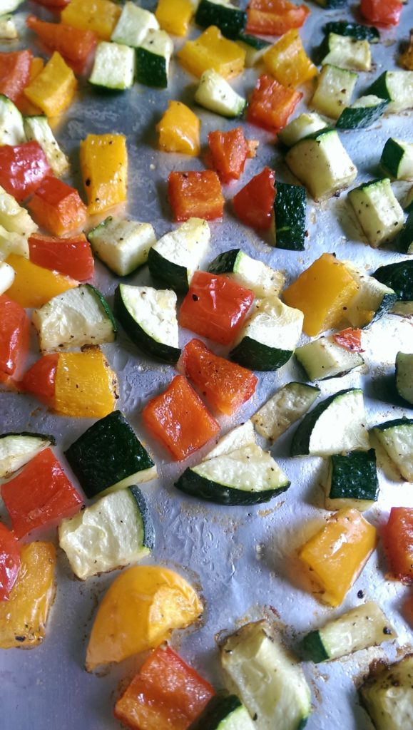 Lemon Zucchini Pepper Pasta