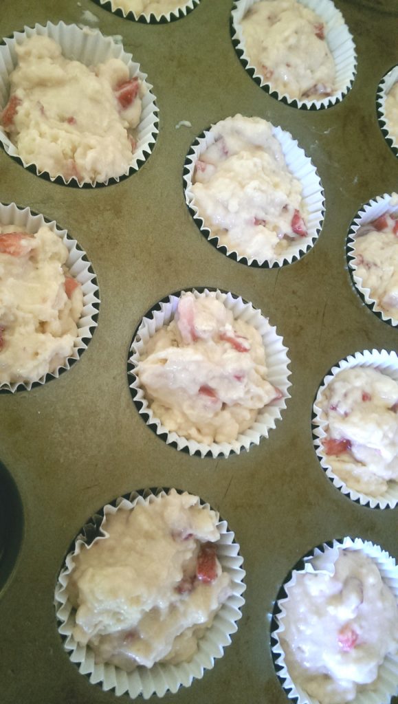 Strawberry Honey Muffins