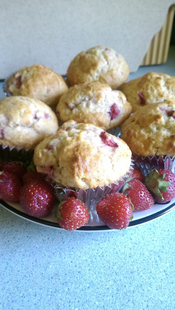 Strawberry Honey Muffins